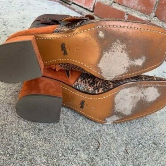 COACH 1941 runway Signature Buckle Bootie Size 7.5 - Picture 7 of 8